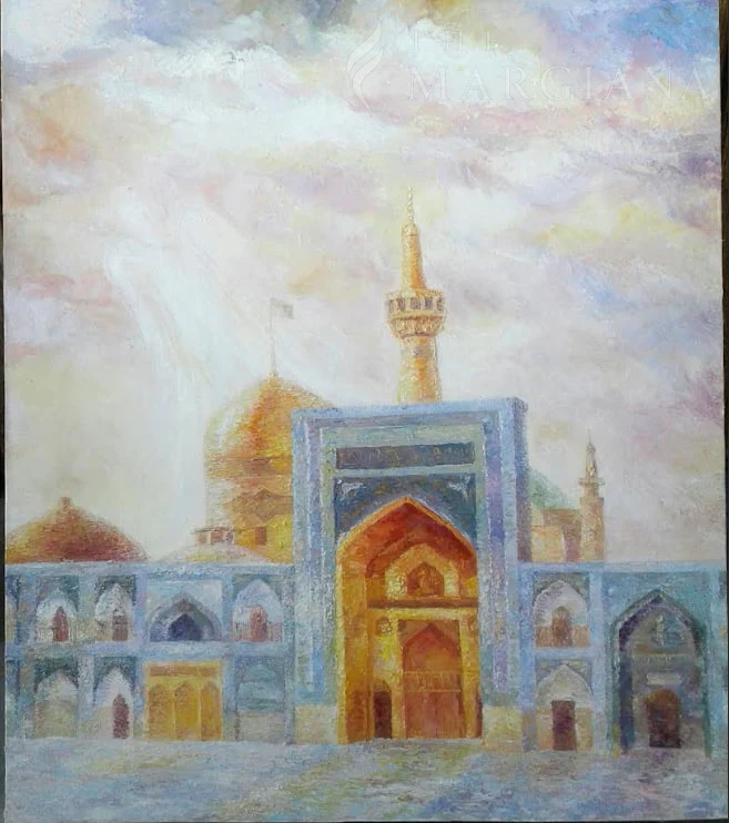 Light over Gyzyl Imam Mashat, by Dovran Hydyrov, Oil on canvas, 2018