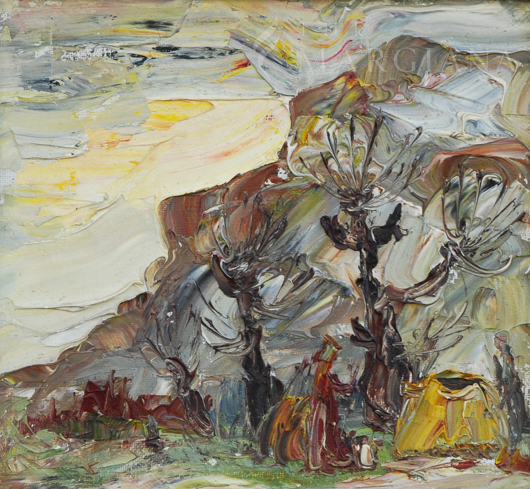 Morning Light, by Amangeldi Hydyrov, Oil on canvas, 1997