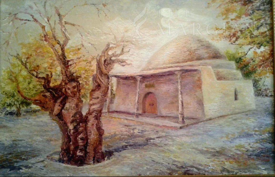Idris Baba Madrasa, by Dovran Hydyrov, Oil on canvas, 2013