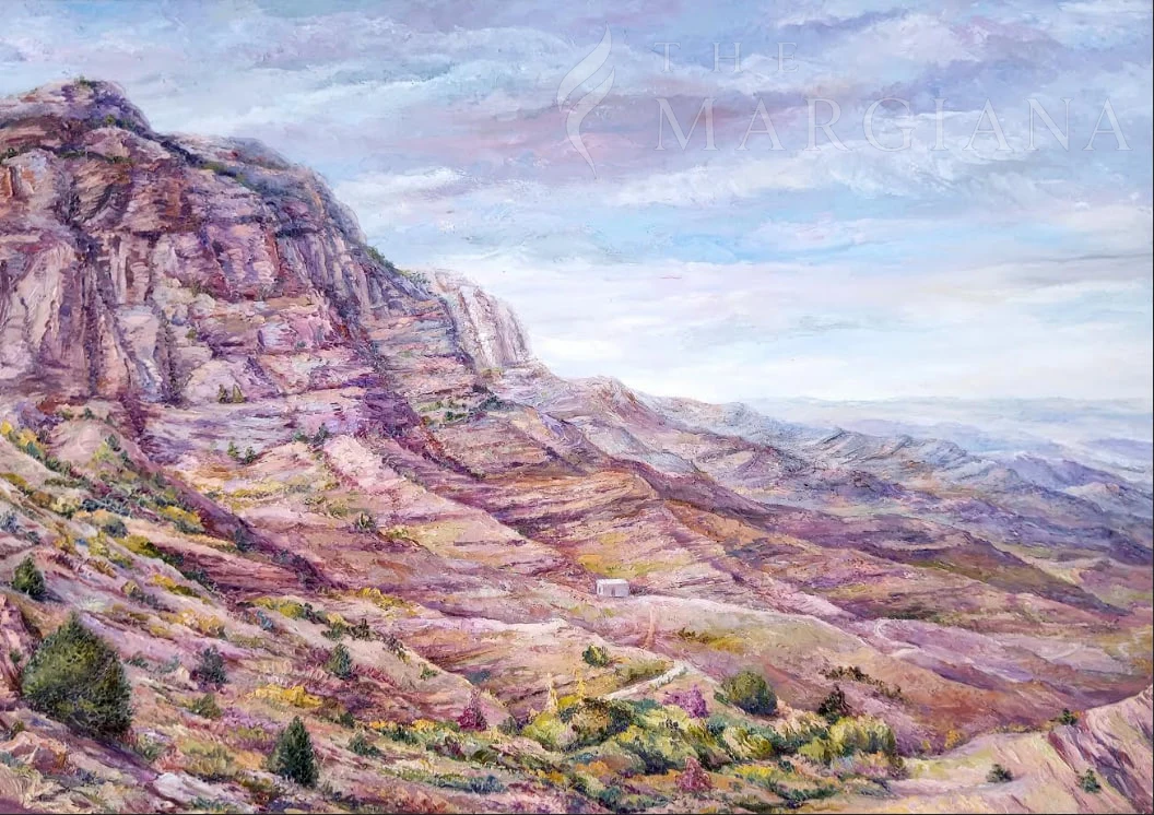 Gara Mergen Highlands, by Dovran Hydyrov, Oil on canvas